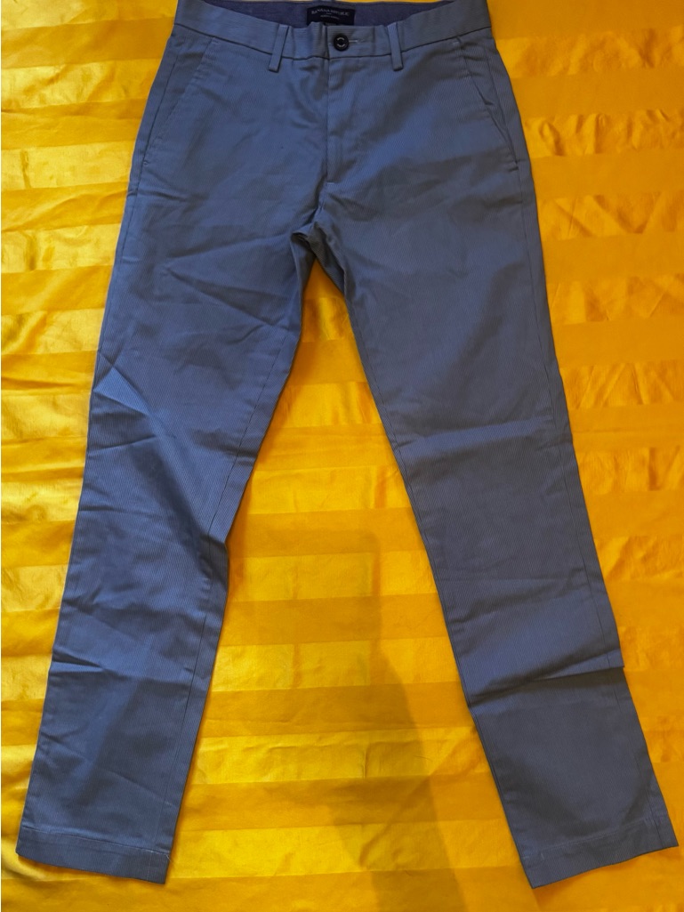 Banana Republic Men's Chinos In Slate Blue